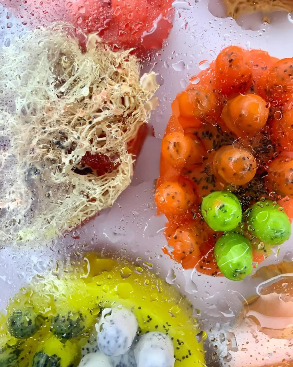 Top Beauty / Мыло-скраб с люфой / Ягодное