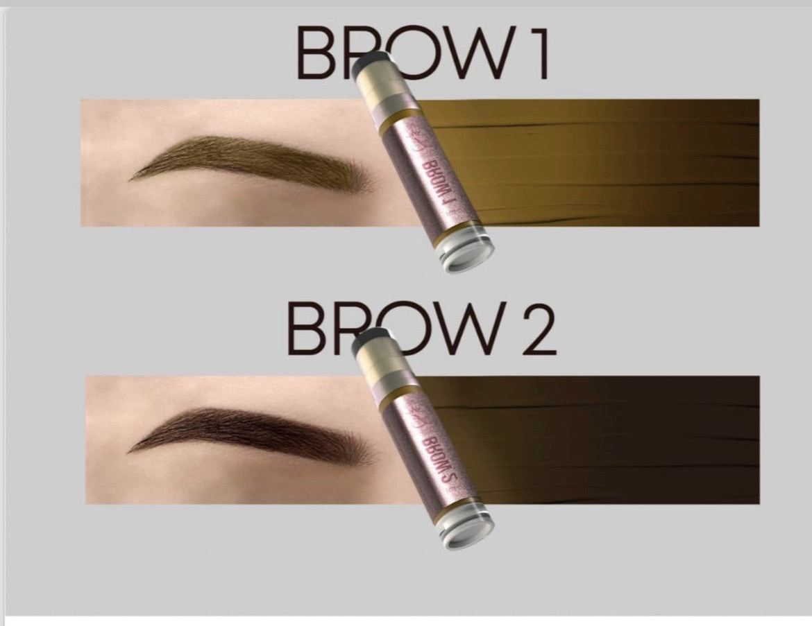 Leader / Мікромінеральний пігмент / Brow 2 / 15мл (Розпродаж. Придатний до 30.08.25, для тренувань на штучній шкірі)