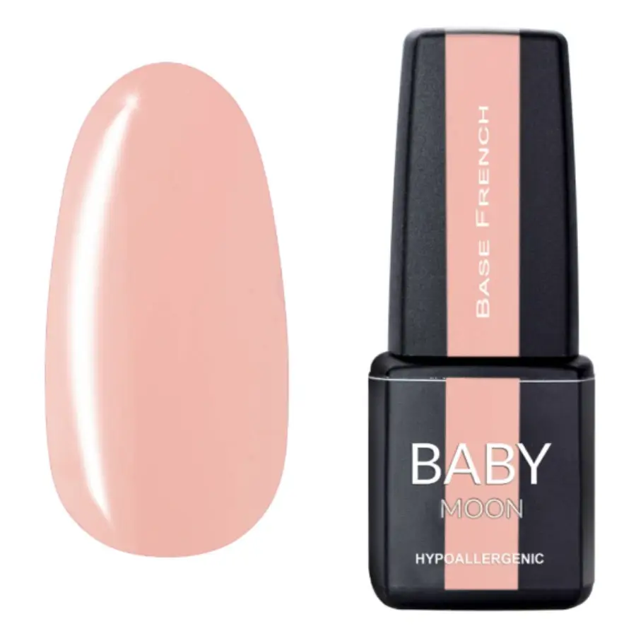BABY MOON / French base №04/ кремово-білий / 6 мл