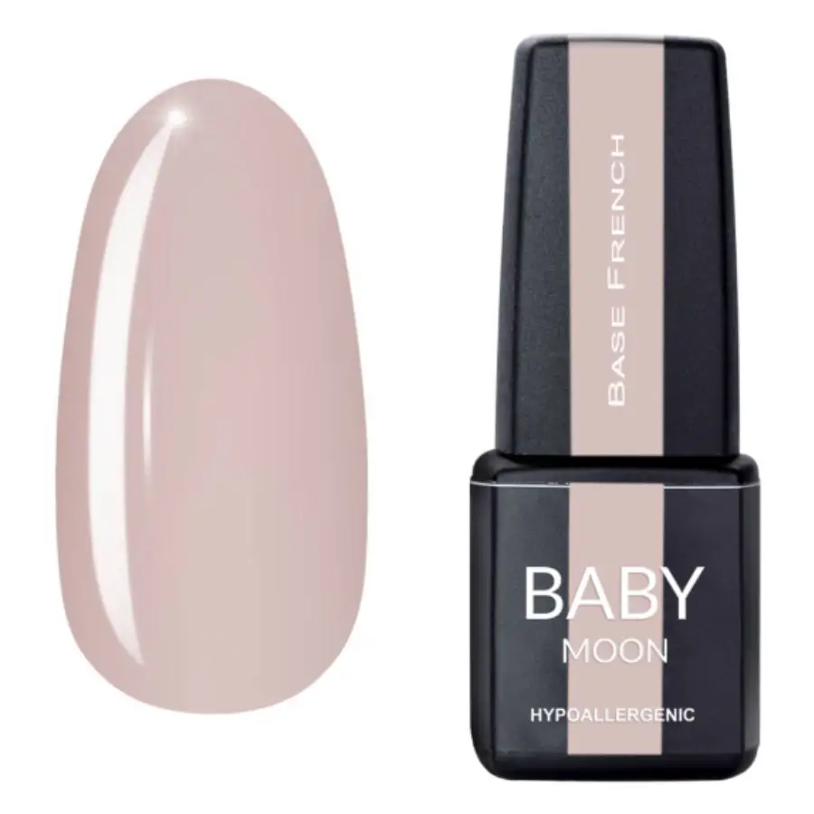 BABY MOON / French base №11 / біло-рожевий / 6 мл