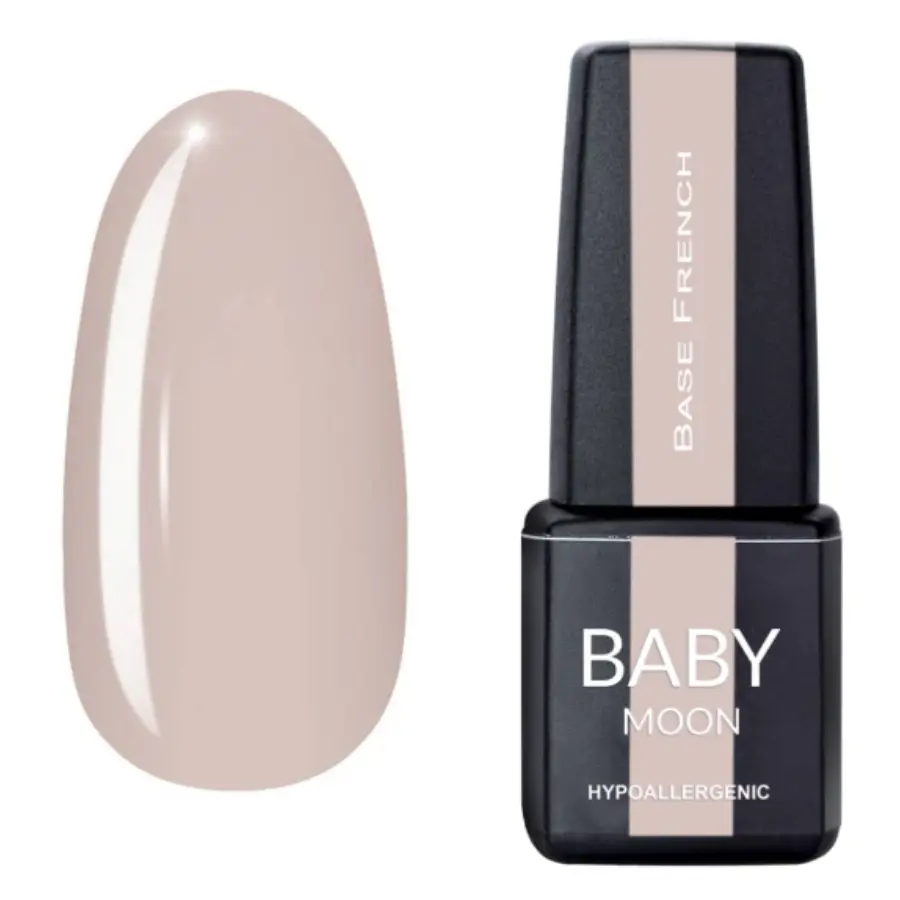 BABY MOON / French base №12 / ніжно-бежевий /  6 мл
