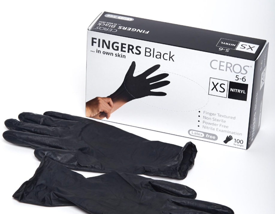 CEROS / Нитриловые перчатки нестерильные / Black