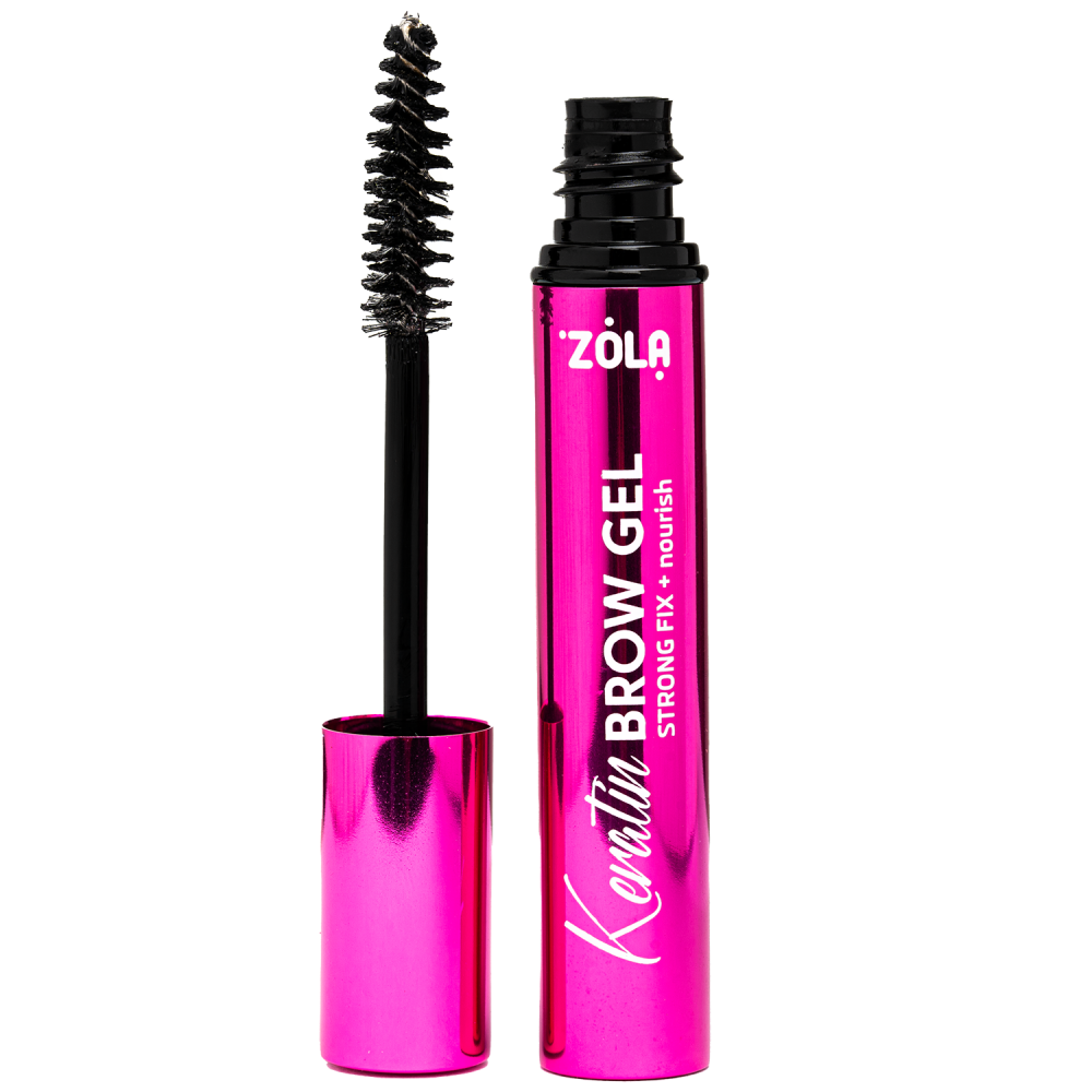 Zola / Гель для бровей Keratin brow gel strong fix+nourish / 5мл