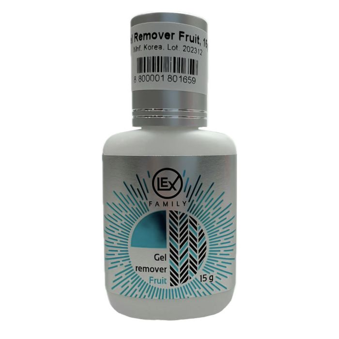 Lex / Гель для зняття вій / Gel Remover Fruit / 15g