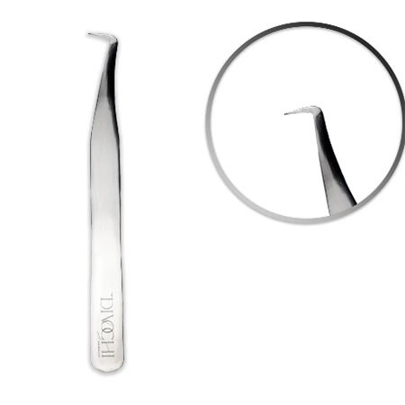 DIVOCHI / Пінцет Круглий чобіток “C” / Mirror