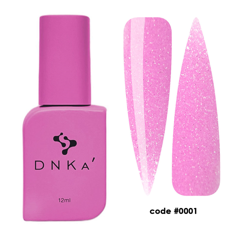 DNKa’ / Liquid Acrygel #0001 / Bubble Gum / Яскраво-рожевий з шиммером / 12 мл