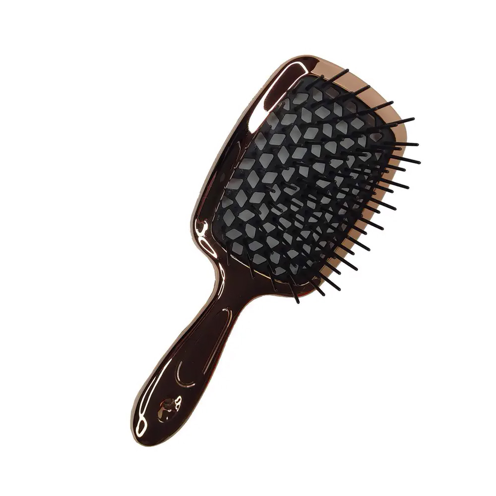 Hollow Comb / Гребінець для волосся Superbrush Plus / Бронза з чорним