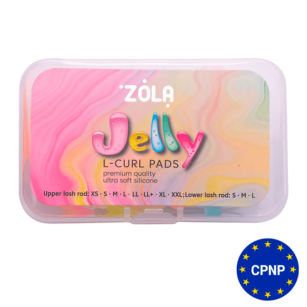 Zola / Валики для ламінування / Jelly L-Curl / для верхніх і нижніх вій