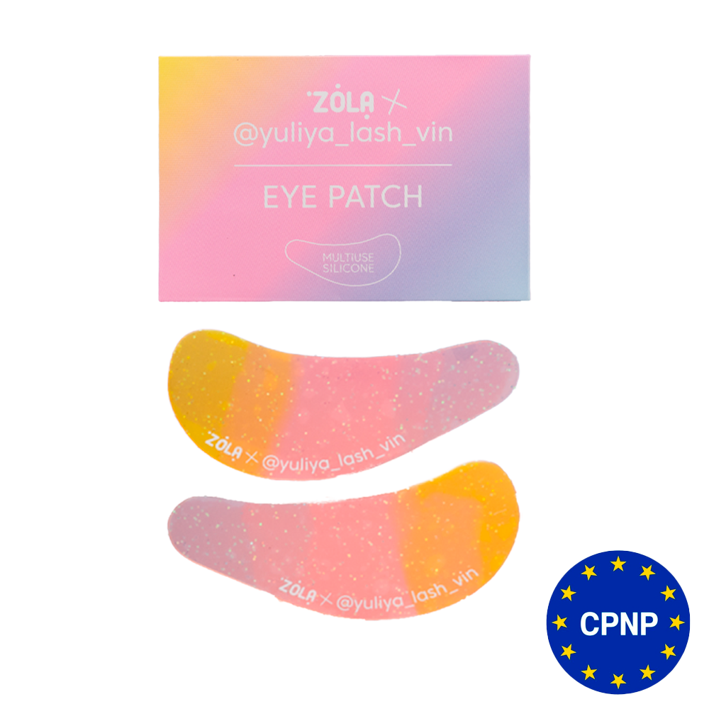 Zola / Yuliya Lash Vin / Багатофункціональні силіконові патчі / Жовто-рожево-блакитний Градієнт