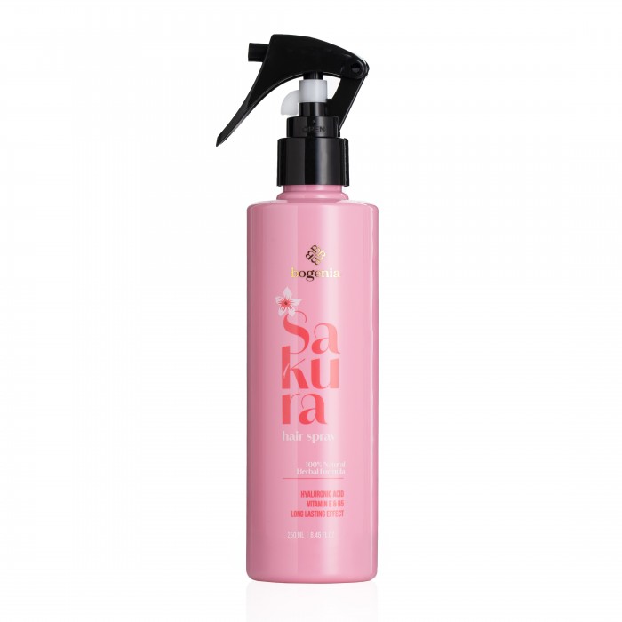 Bogenia / Термозахисний спрей для волосся / Sakura Hair Spray / BG434 №004