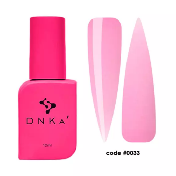 DNKa' / Liquid Acrygel #0033 / Cherry Jelly / Полупрозрачный розовый неон / 12 мл (Распродажа. Доступен до 02.01.26)