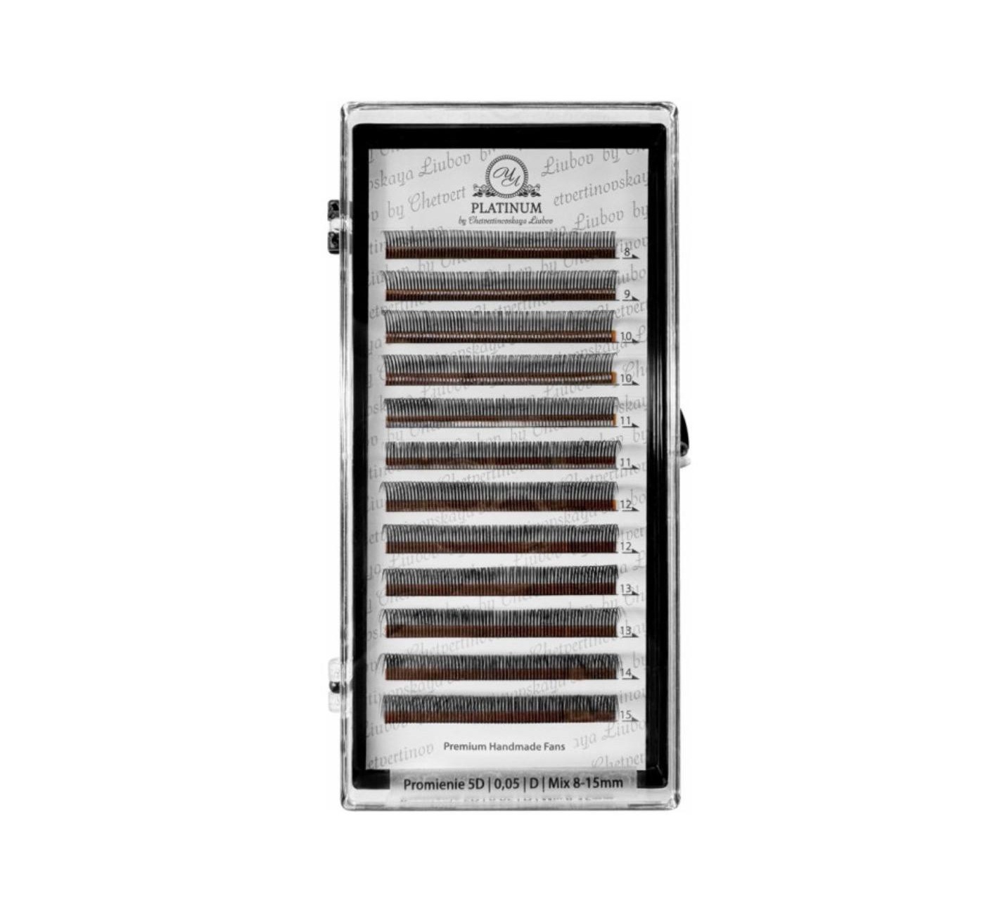 Platinum / Ресницы пучковые Лучики 5D