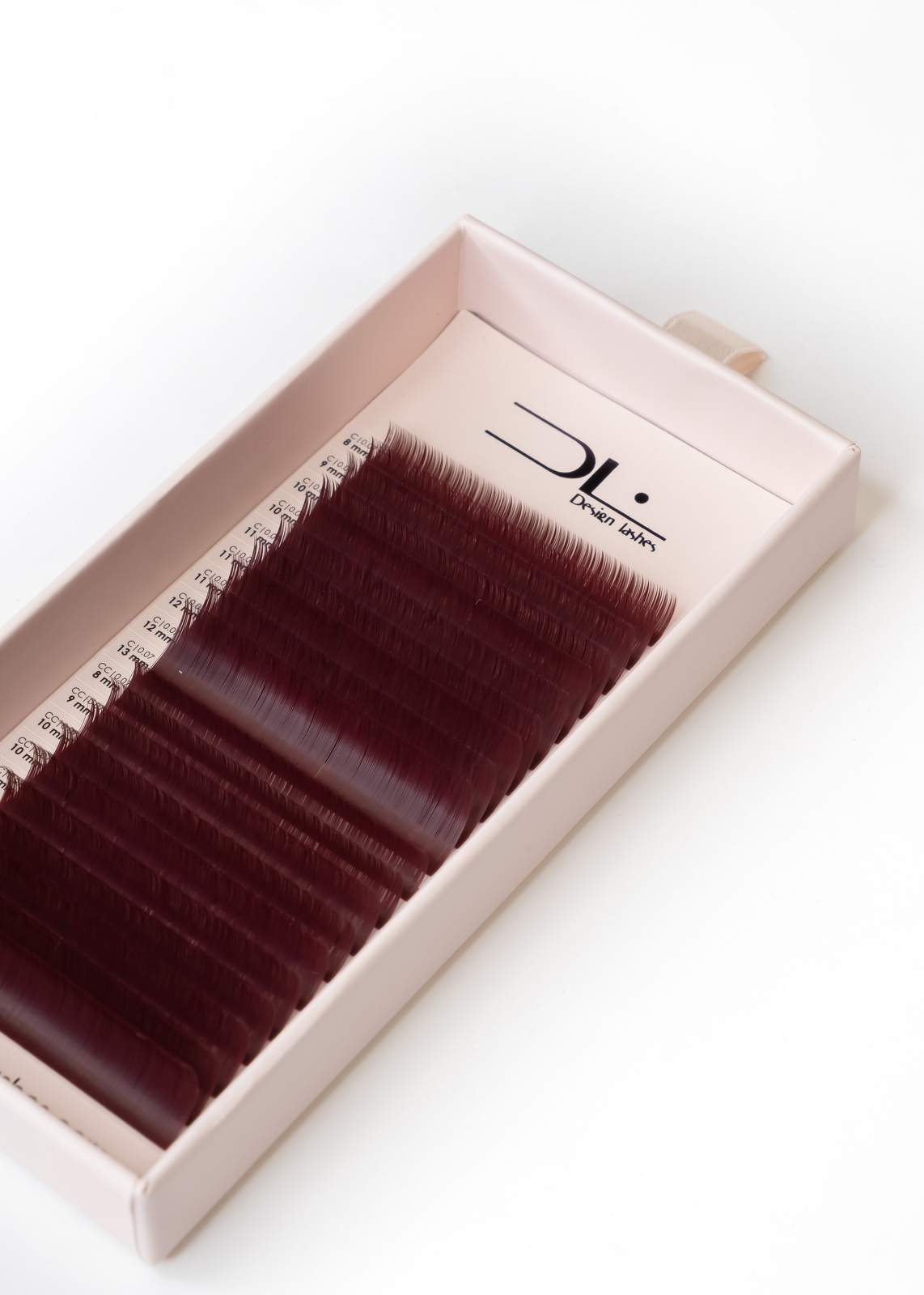 Ресницы Design Lashes / Микс Red Wine / 20 линий
