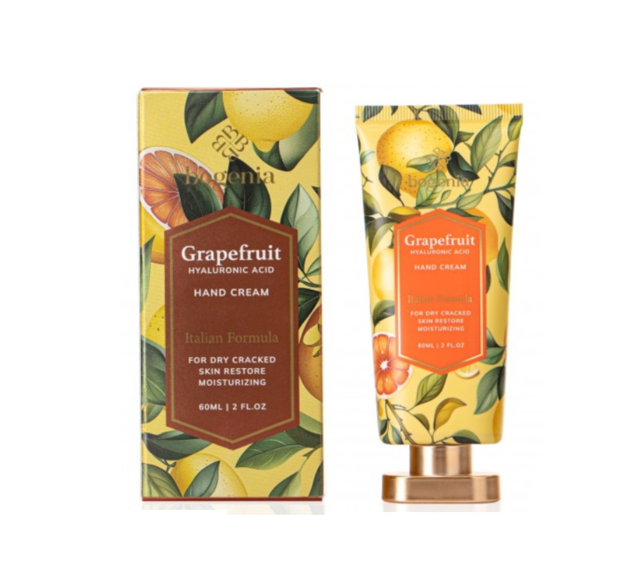 Bogenia / Крем для рук з грейпфрутом і гіалуроновою кислотою / BG447 №003 / 60мл