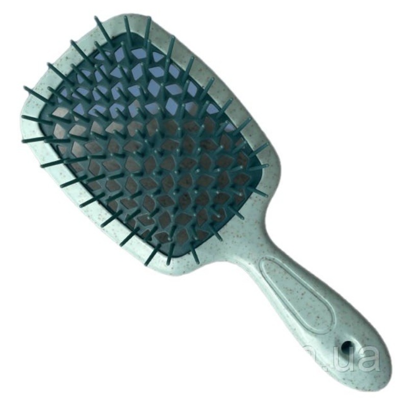 Hollow Comb / Гребінець для волосся Superbrush Plus / Салатовий з зеленим Eco