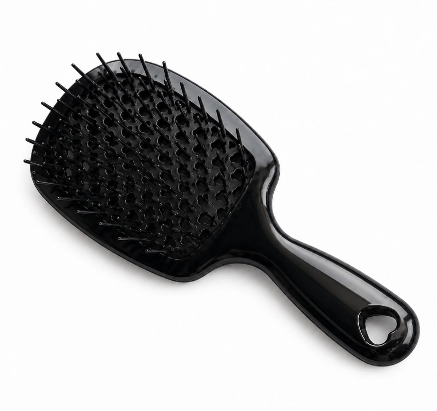 Hollow Comb / Гребінець для волосся Superbrush Plus mini / Чорна