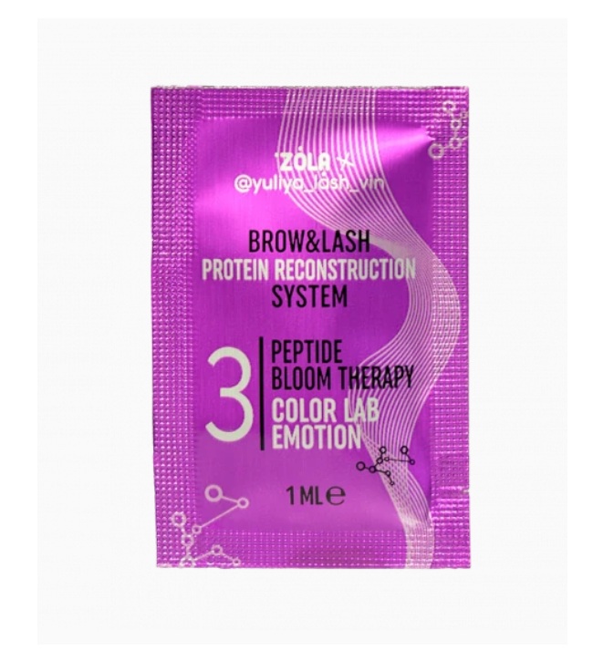 ZOLA x Yuliya Lash Vin / COLOR LAB EMOTION / Step 03 PEPTIDE BLOOM THERAPY / саше 1 мл