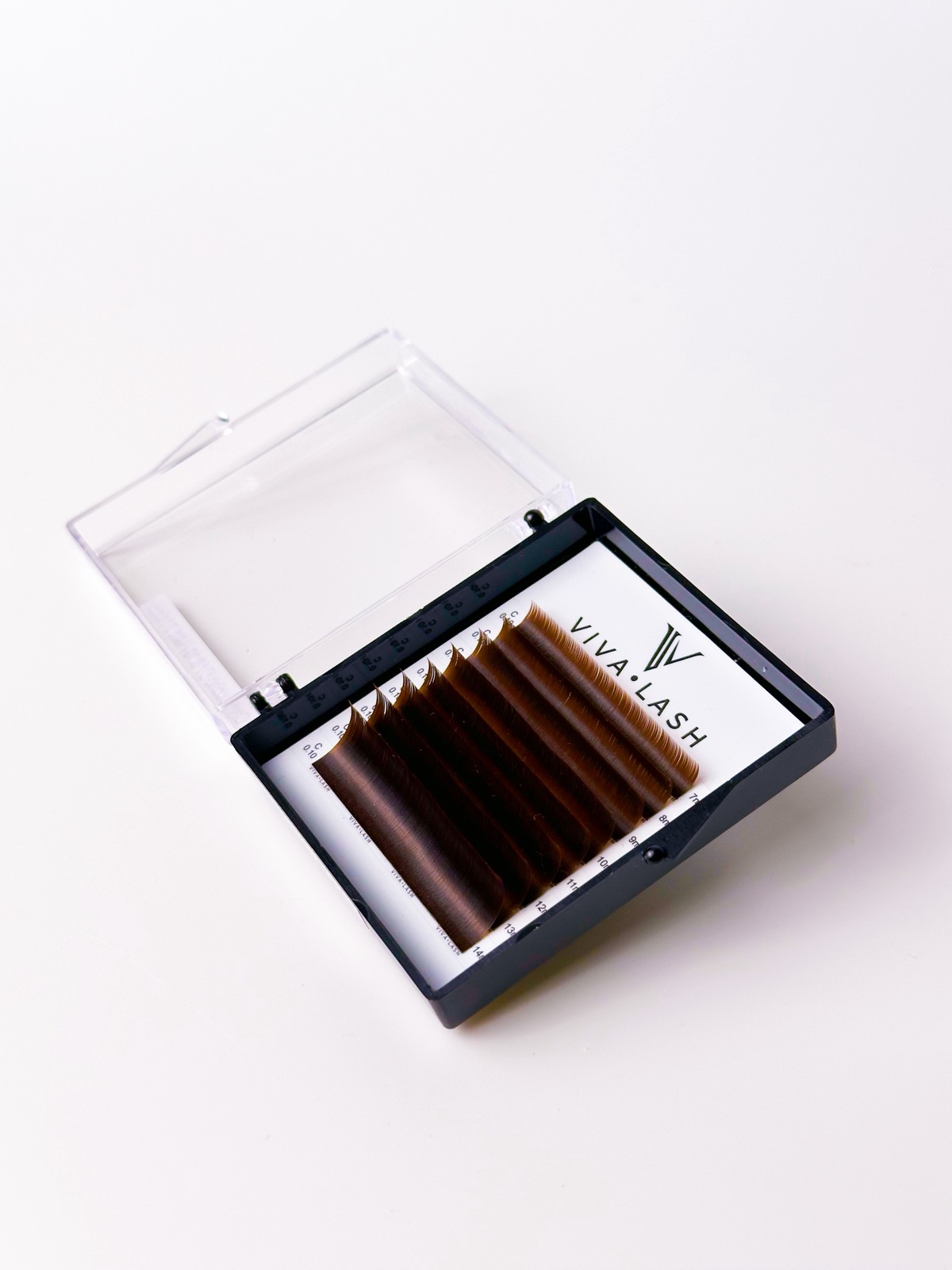 Ресницы Viva Lash / Микс Capuccino / 8 линий