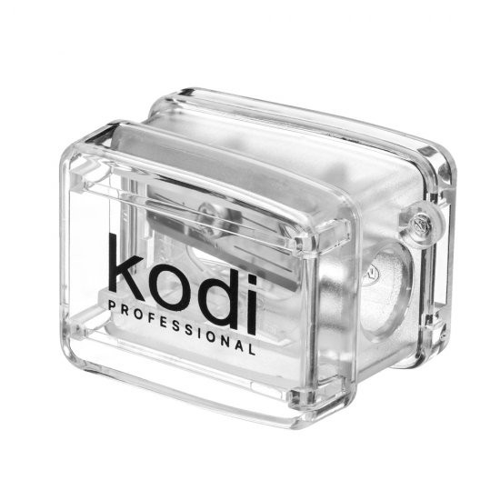 Kodi / Стругачка для косметичних олівців / Прозора з одним лезом