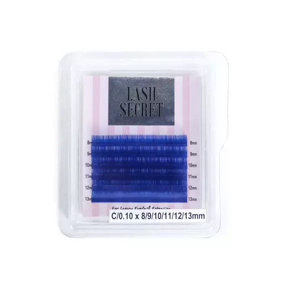 Вії Lash Secret / Мікс mini / Сині