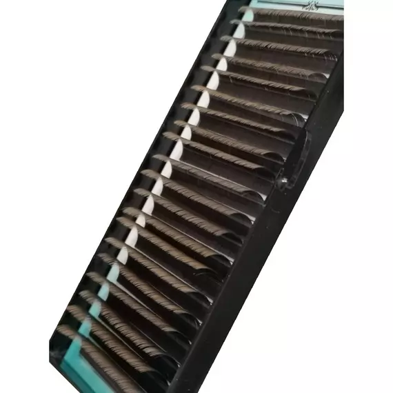 Вії Lex / Мікс / Чорні з коричневими кінчиками