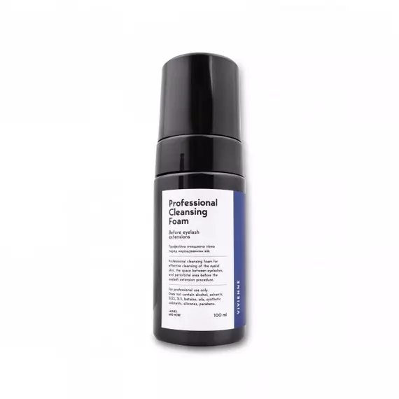 Vivienne / Очищаюча пінка перед нарощуванням / 100 мл