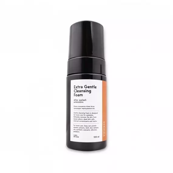 Vivienne / Очищаюча пінка для догляду за нарощеними віями / 100 мл