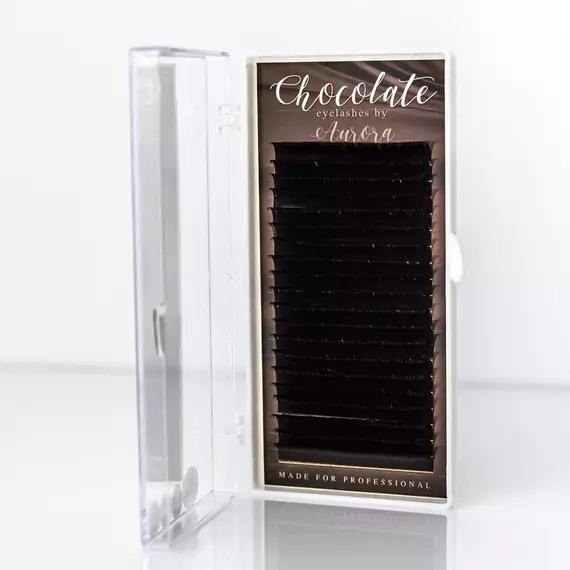Вії Aurora Lashes / Мікс / Темний шоколад
