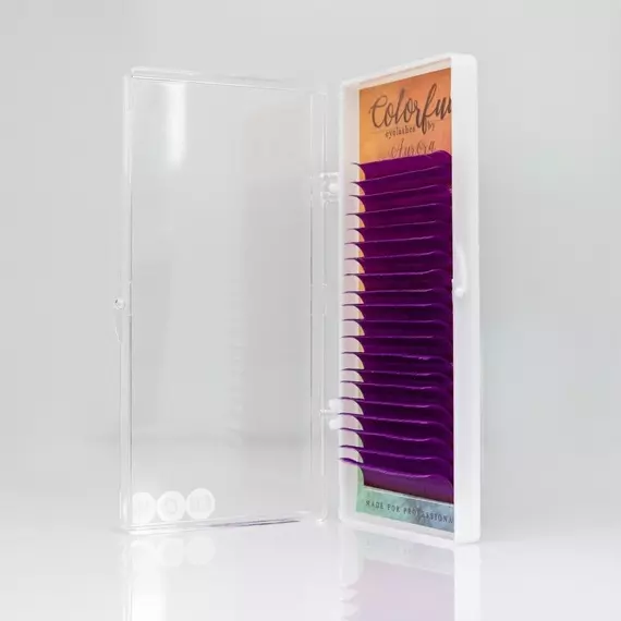 Вії Aurora Lashes / Мікс / Фіолетові