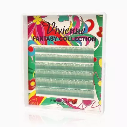 Вії Vivienne Fantasy Collection / Міні мікс / Бірюза