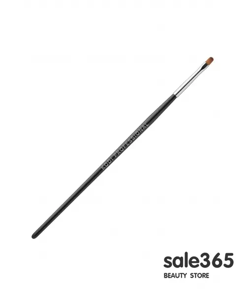 Kodi / Пензлик для гелевого моделювання нігтів в тубусі №3 / Е (нейлон; дерев'яна чорна ручка)