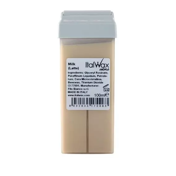 Ital Wax / Віск для депіляції у картриджі / Молоко / 100 мл