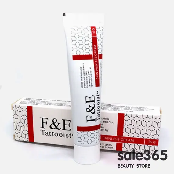 F&E Tattooist / Первинний анестетик, що знеболює (червоний) / 35 г