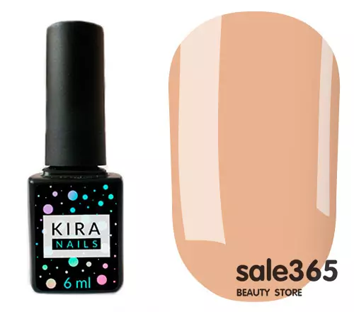 KIRA Nails / Гель-лак №112 (рожево-бежевий, емаль) / 6 мл (Розпродаж. Термін 30.08.24)