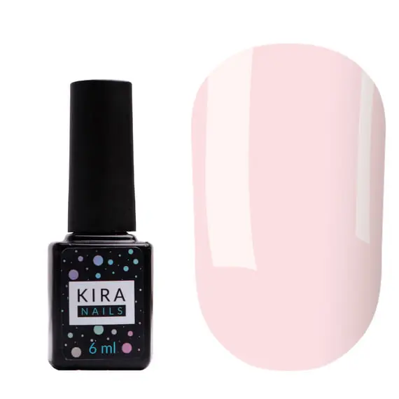 KIRA Nails / French Base 001 /  Ніжно-рожевий (Розпродаж. Термін 15мл - 03.11.24, 30мл - 13.09.24)