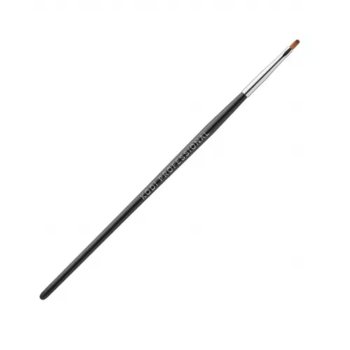 Kodi / Пензлик для гелевого моделювання №2/Е / Нейлон / Дерев'яна чорна ручка