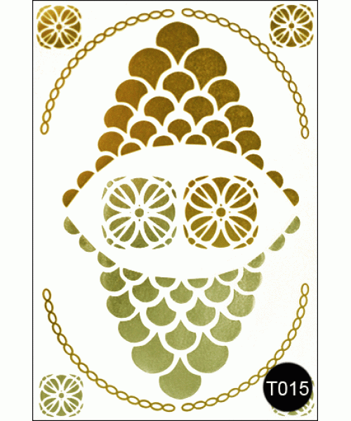 Kodi / Флэш-тату / Временные татуировки-наклейки / Tattoo Style T015