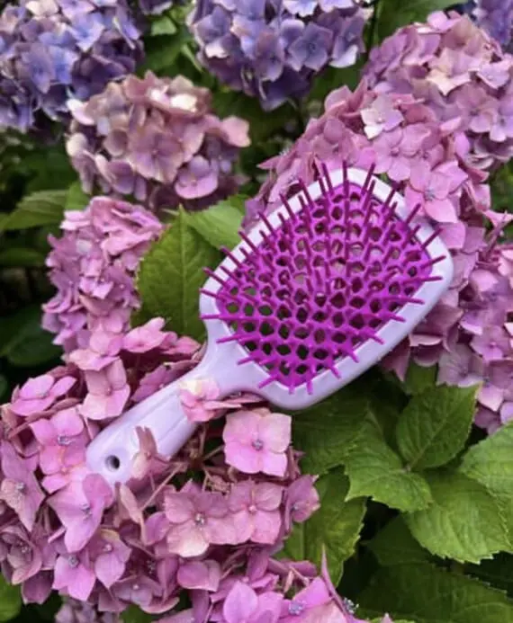 Janeke / Гребінець для волосся / Ліловий з фіолетовим /  Superbrush