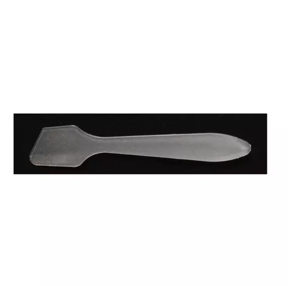 Шпатель косметичний пластиковий / 82 мм