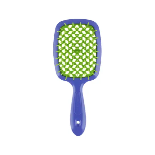 Janeke / Гребінець для волосся / Бузковий з жовтим /  Superbrush