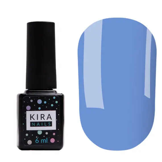 KIRA Nails / Color Base 011 / світло-синій / 6 мл (Розпродаж. Термін до 04.01.2025р)