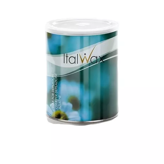 Ital Wax / Теплий віск для депіляції в банці / Азулен