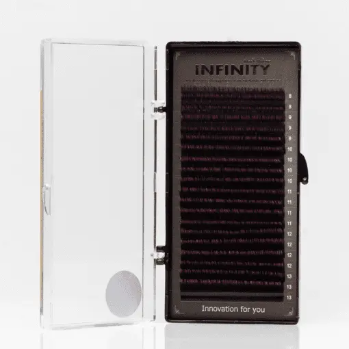 Вії Infinity / Ombre / Рожеві кінчики / Мікс