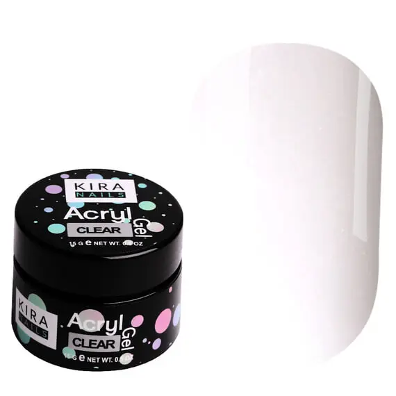 Kira Nails / Acryl Gel - Clear (Розпродаж. Термін до 15.02.2025р)