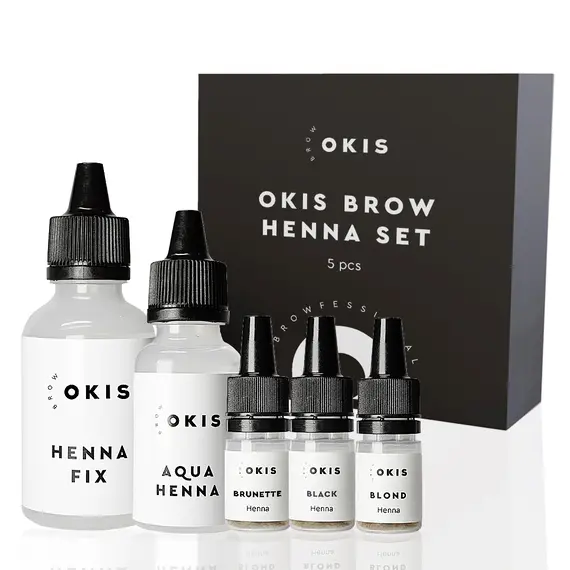 OKIS BROW / Набір / Henna Set 5 pcs