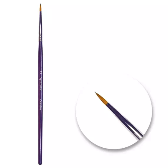 Creator / Пензлик для фарбування брів тонкий №13