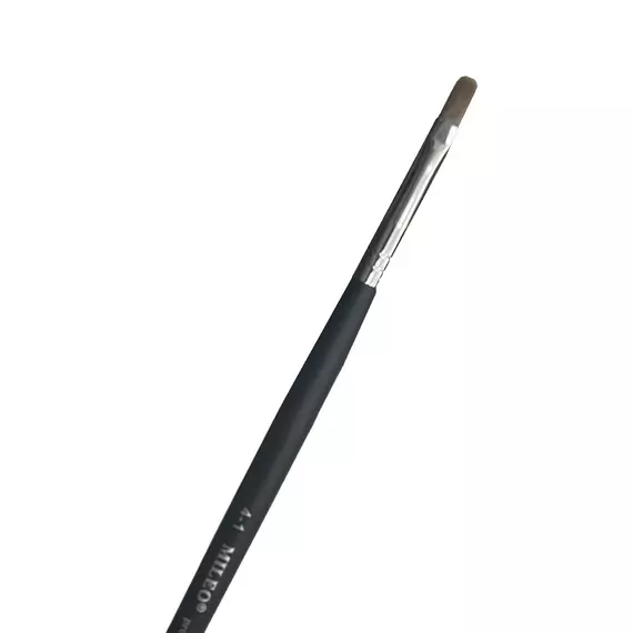 Mileo / Пензлик округлений № 4-1 (чорна ручка)