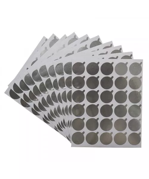 Наліпки фольговані на камінь / 30 шт на аркуші