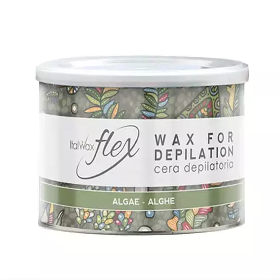 Ital Wax / Теплий віск для депіляції в банці / Водорості / FLEX