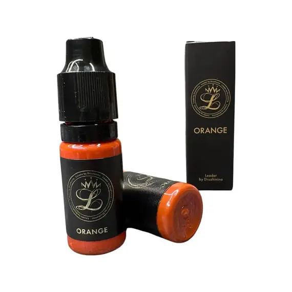 Leader / Пігмент мікромінеральний для губ / Orange / Помаранчевий 10 мл